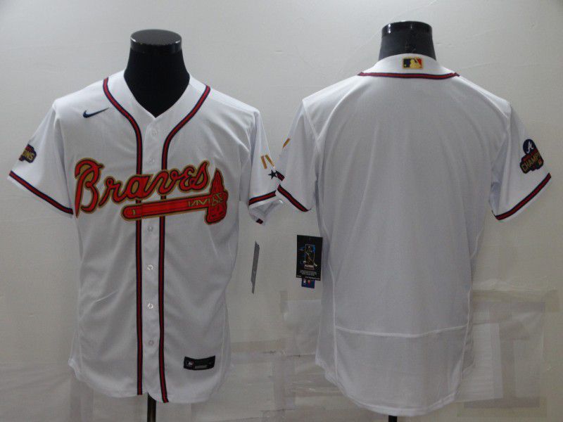 Men Atlanta Braves Blank White Gold Elite Nike 2022 MLB Jersey->st.louis cardinals->MLB Jersey